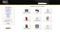 Desktop Screenshot of negozio.kiao.net