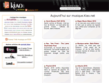 Tablet Screenshot of musique.kiao.net