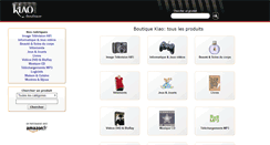Desktop Screenshot of boutique.kiao.net