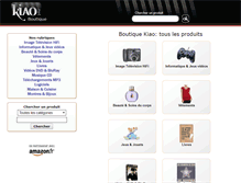 Tablet Screenshot of boutique.kiao.net