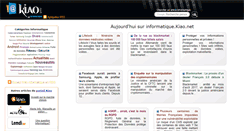 Desktop Screenshot of informatique.kiao.net