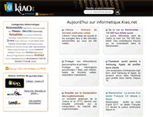 Tablet Screenshot of informatique.kiao.net